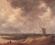 GOYEN, Jan van Windmill by a River fg oil painting artist